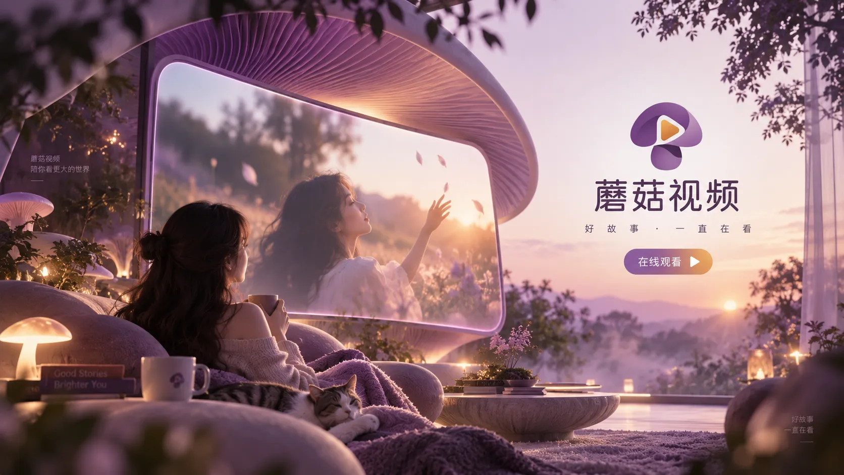 蘑菇视频首页的在线观看内容主题